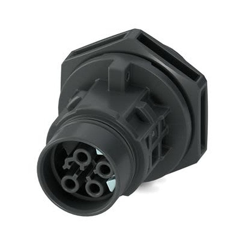 Phoenix Contact Industrial Circular Connector, 4 Contacts, Front, Standard Connector, Socket, Female, IP66, IP68, IP69,