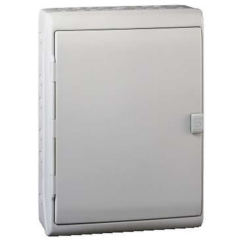 Schneider Electric Mureva Light Grey Smooth Polymer Electrical Enclosure, IEC, IP65, Surface Mount Mount, 1 Gangs 460 mm