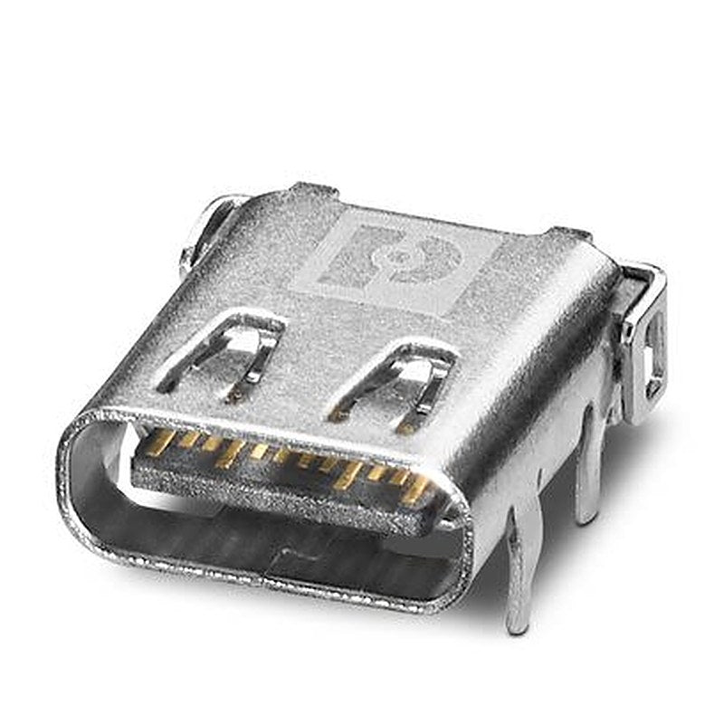 Phoenix Contact Straight, Through Hole Female- 24 Port Type USB Type A IP20 USB Connector USB 3.0