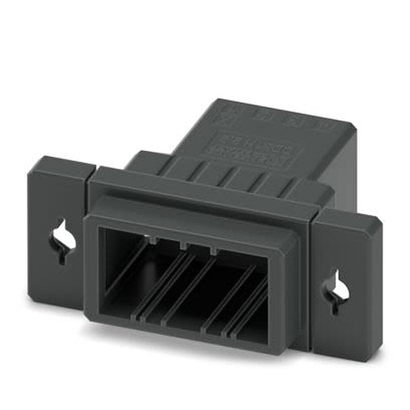 Phoenix Contact DD31H Series Panel Feed Through Terminal Plug, 8-Contact, 3.81 mm Pitch, Snap-in, 2 Row Crimp