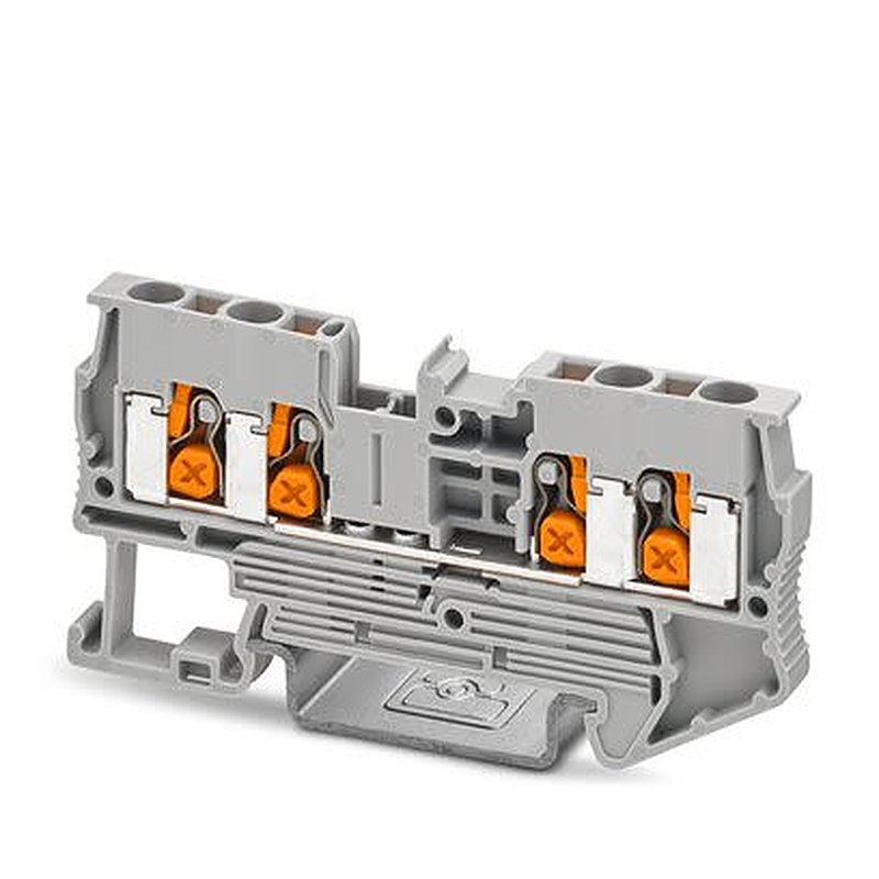 Phoenix Contact 1343129 Feed Through Terminal Block Grey, 2.5mm², 4-Level, Push-in