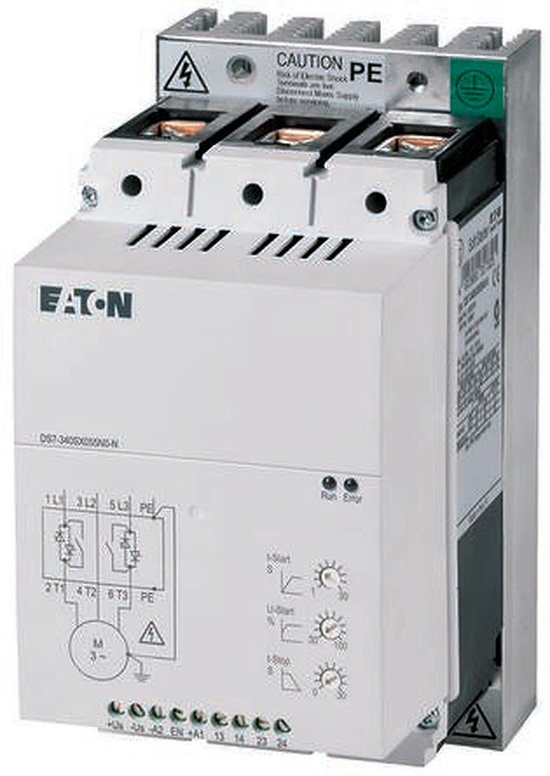 Eaton DS7 Motor Starter, Soft Start, 480V ac, 22 kW, 3 Phase, IP20