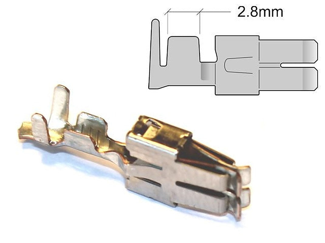 Danfoss 134B0496 - Crimp terminals, 0.5-1.0mm2, 25 pcs