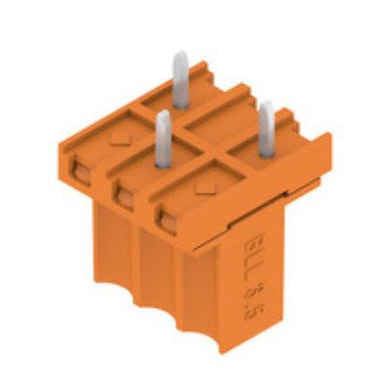 Weidmüller, OMNIMATE Signal Female PCB Header, 3.5 mm Pitch, 3 Way, 1 Row 180°