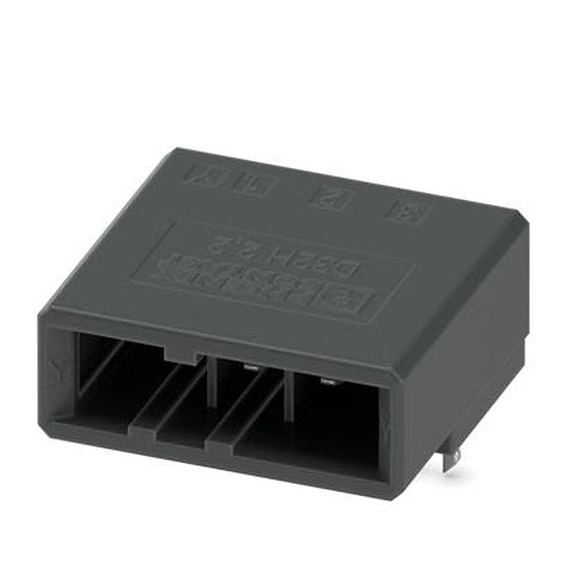 Phoenix Contact D32H Series Wave Soldering Mount PCB Header, 3 Contact(s), 5.08 mm Pitch, 1 Row, Shrouded