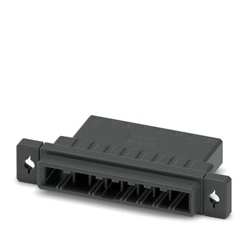 Phoenix Contact D32H Series Panel Feed Through Terminal Plug, 8-Contact, 5.08 mm Pitch, Snap-in, 1 Row Crimp
