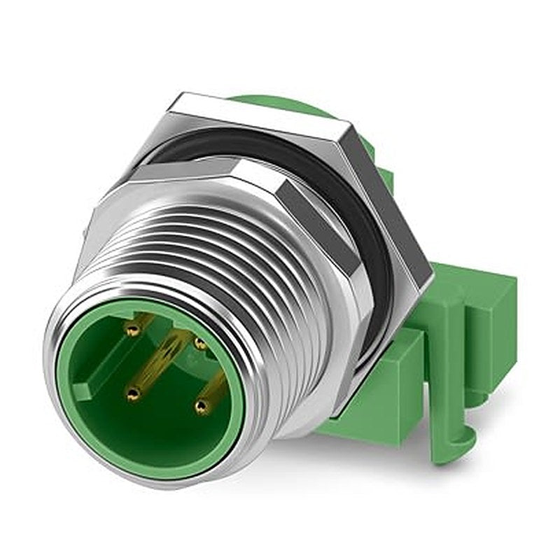 Phoenix Contact Circular Connector, 4 Contacts, Rear, M12 Connector, Plug, Male, IP67, SACC Series