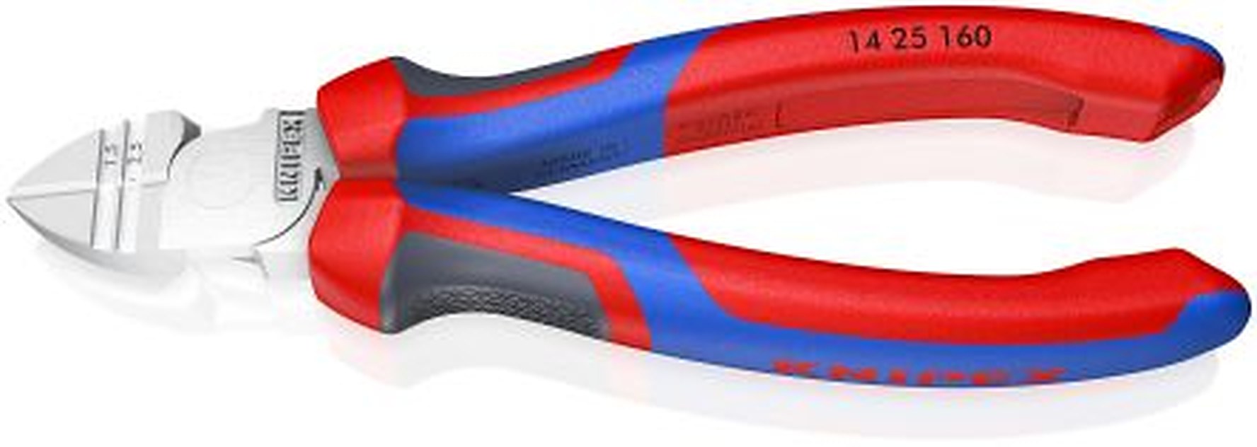 Knipex 14 25 160 Series Single Core, Multi-Core Comfort Grip, Insulated Side Cutting Stripper, 1.5 to 2.5 mm², 160 mm
