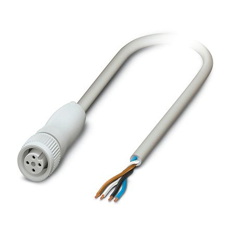 Phoenix Contact Female 4 way M12 to 4 way Unterminated Sensor Actuator Cable, 3 m