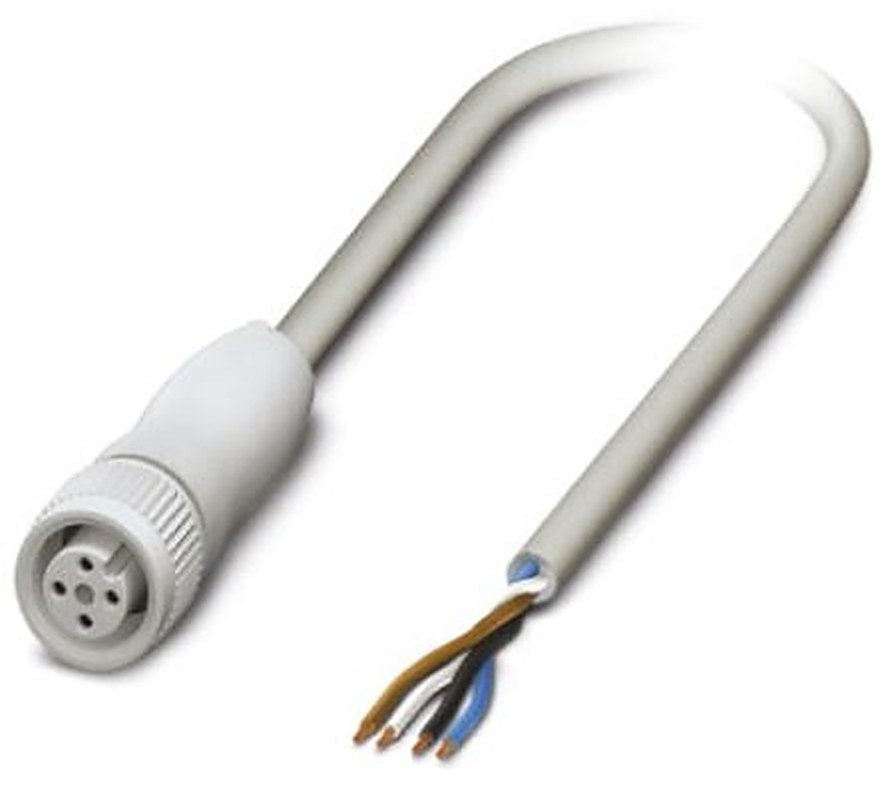 Phoenix Contact Female 4 way M12 to 4 way Unterminated Sensor Actuator Cable, 5 m