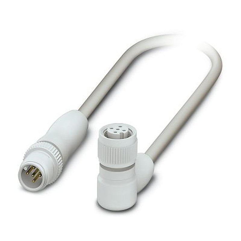 Phoenix Contact Male 14 way M12 to Female 5 way M12 Sensor Actuator Cable, 600 mm