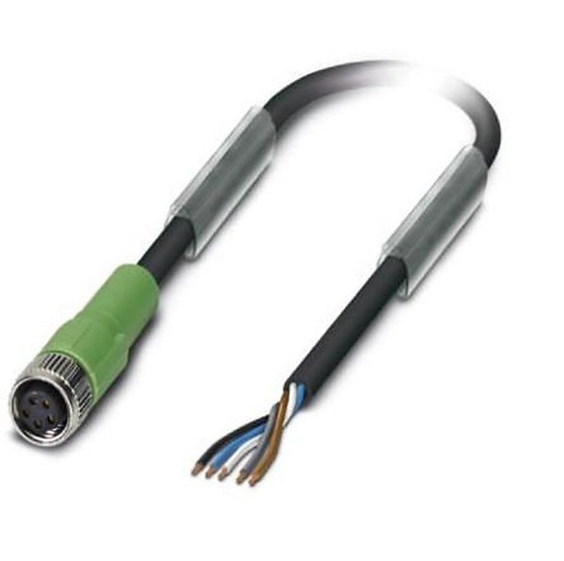 Phoenix Contact Female 3 way M8, Straight to Female Straight Socket M8 Sensor Actuator Cable, 1.5 m
