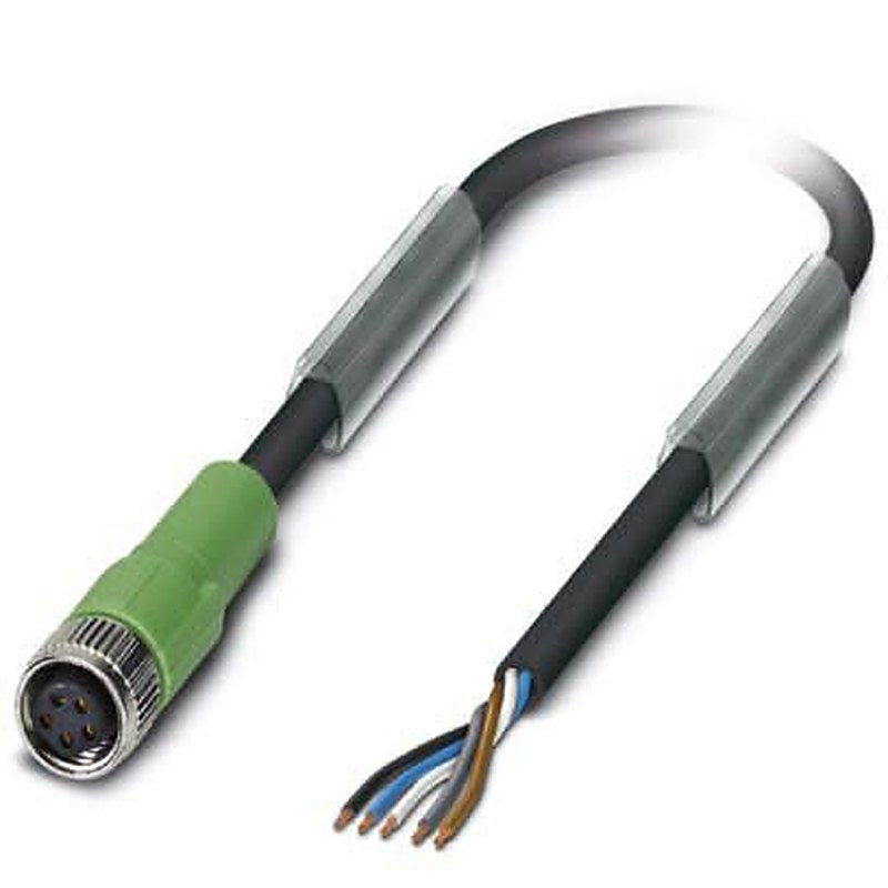 Phoenix Contact Female 3 way M8, Straight to Female Straight Socket M8 Sensor Actuator Cable, 10 m