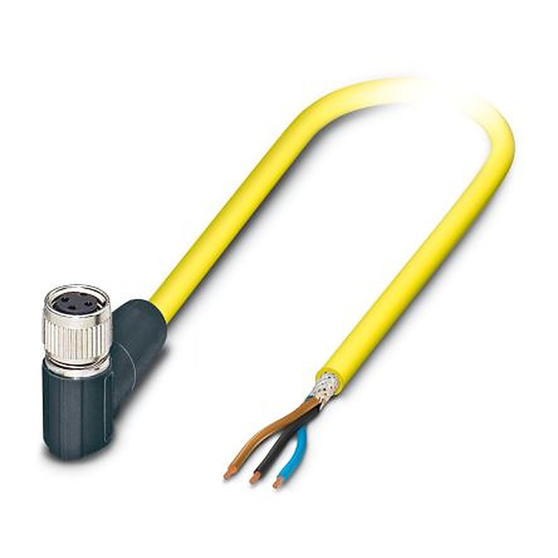 Phoenix Contact Female 3 way M8 to 3 way Unterminated Sensor Actuator Cable, 5 m