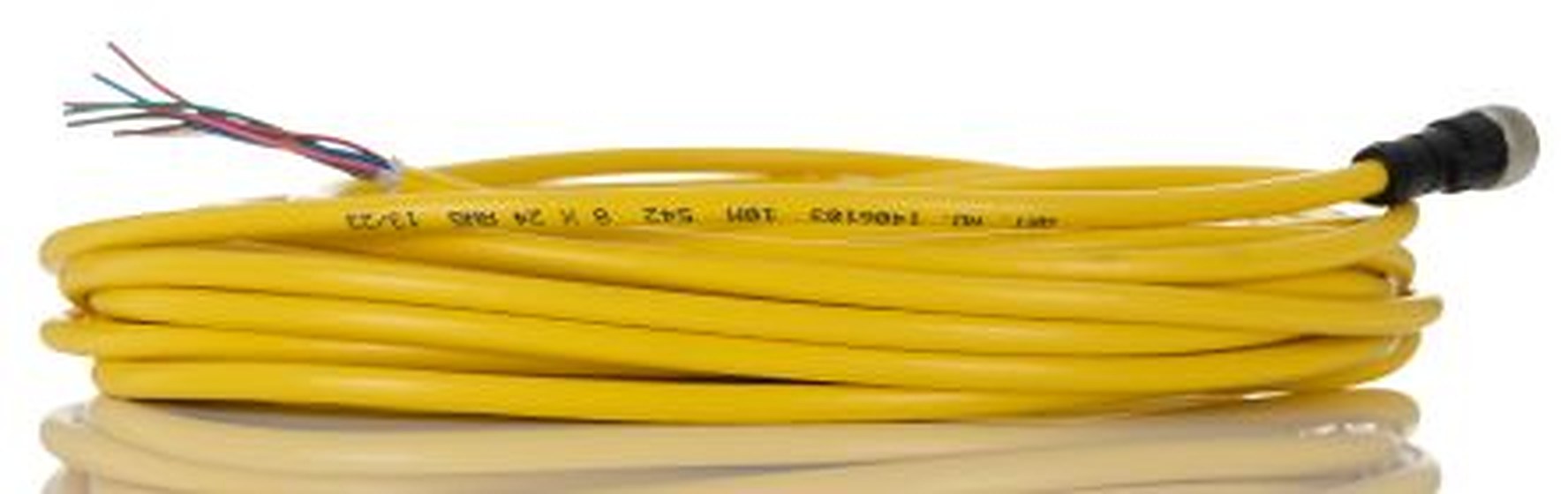 Phoenix Contact Female 8 way Straight to 8 way Unterminated Sensor Actuator Cable, 10 m