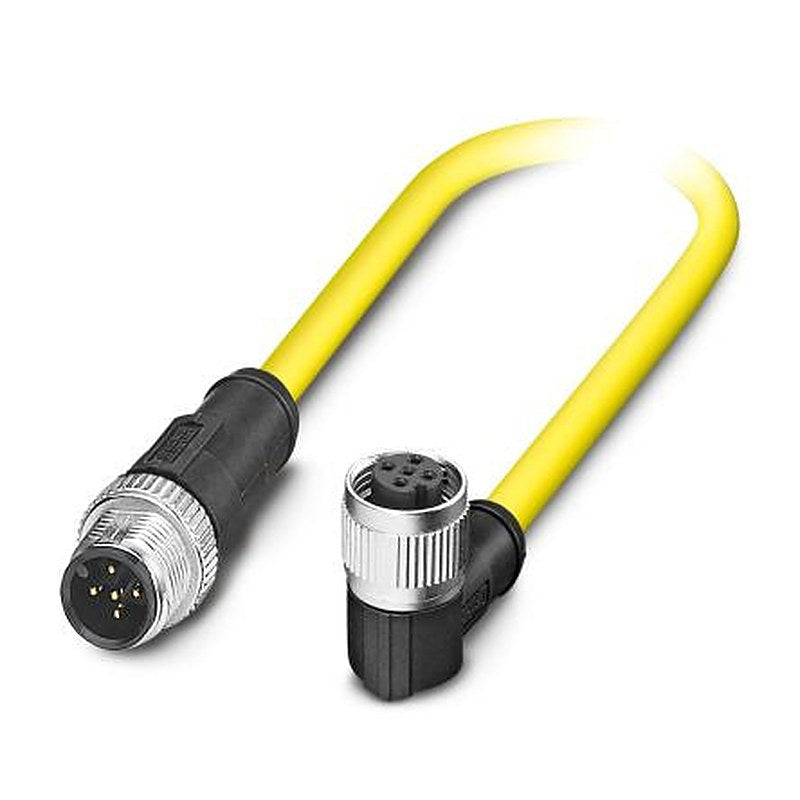 Phoenix Contact Male 5 way Right Angle to Female 5 way Straight Sensor Actuator Cable, 1.5 m