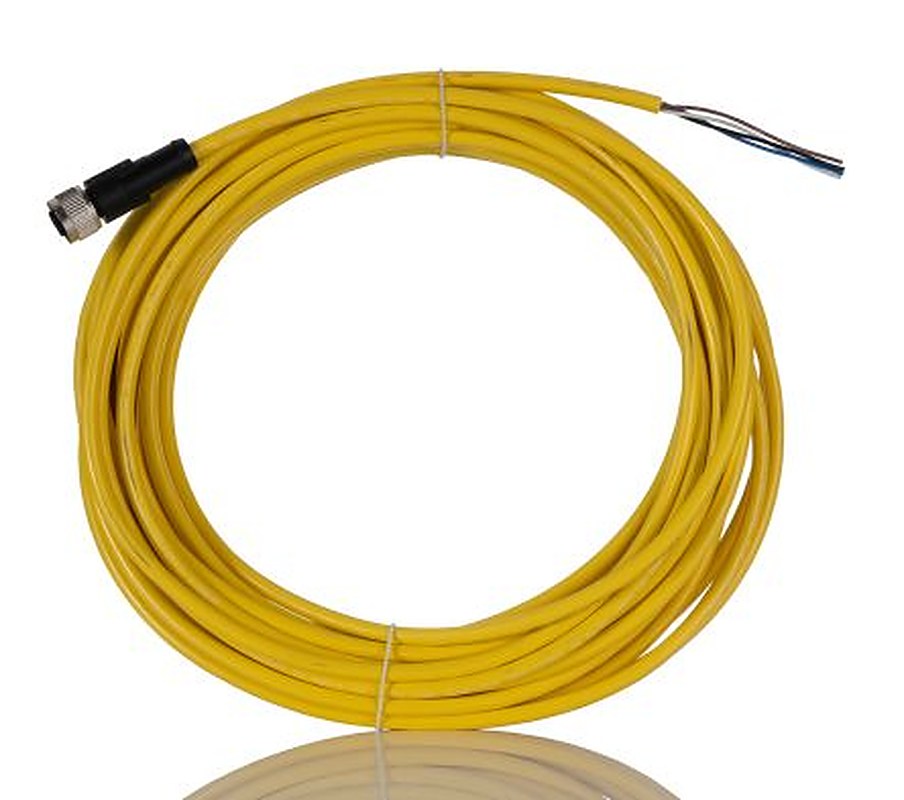 Phoenix Contact Female 4 way Straight to 4 way Unterminated Sensor Actuator Cable, 10 m
