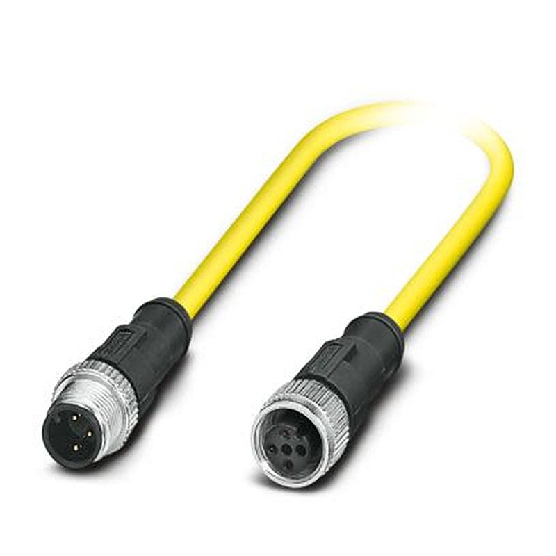 Phoenix Contact Male 3 way M12, Straight to Female 3 way M12, Straight Sensor Actuator Cable, 500 mm