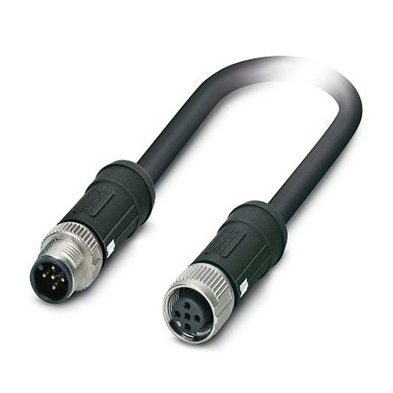 Phoenix Contact Male 5 way M12 to Female 5 way M12 Sensor Actuator Cable, 5 m