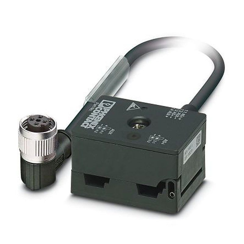 Phoenix Contact 4 way 45 way M12 Interface Converter Cable, 1 m