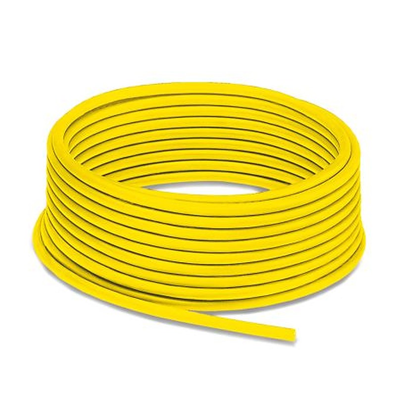 Phoenix Contact SAC Cable, 4 Cores, 0.75mm², Unscreened, 100 m, Yellow Polyurethane Sheath