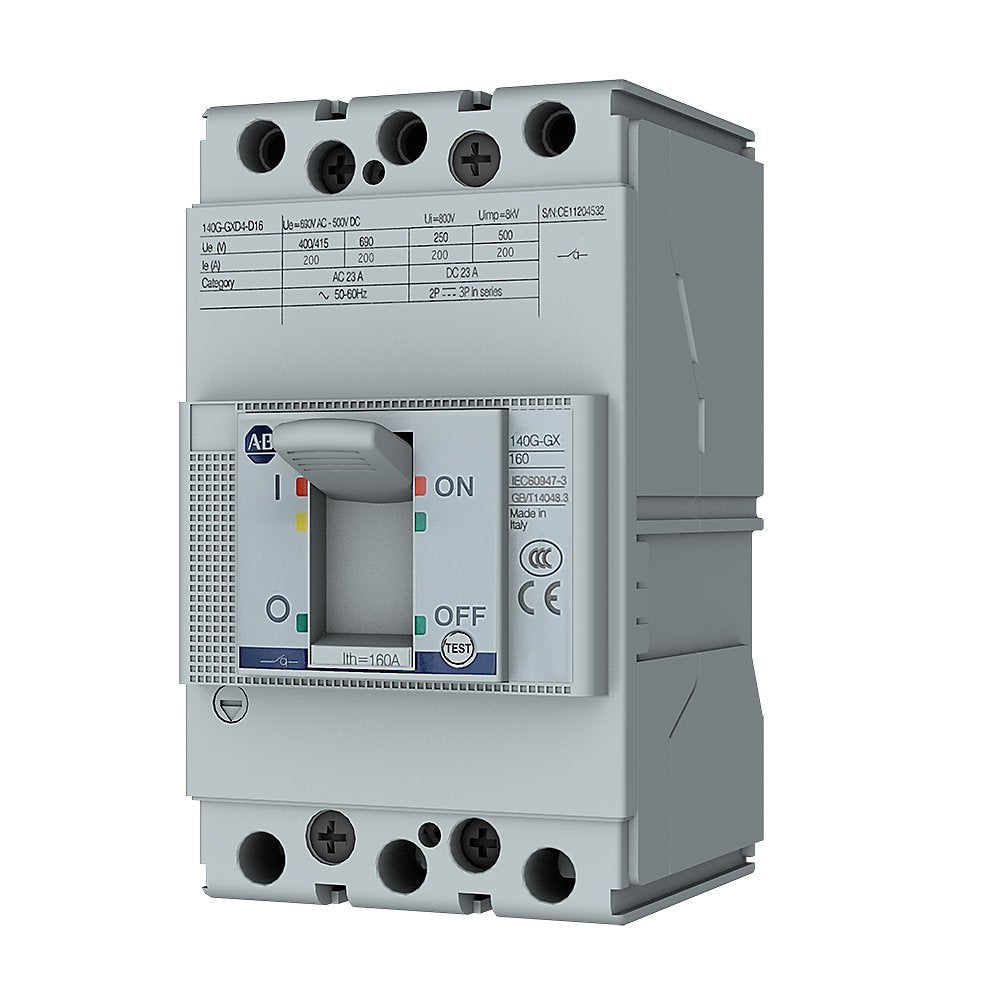140G - Molded Case Switch Disconnector, G frame, No Rated Braking Capacity, Switch Disconnector (Isolator), 3 Poles, Rated Current 160 A