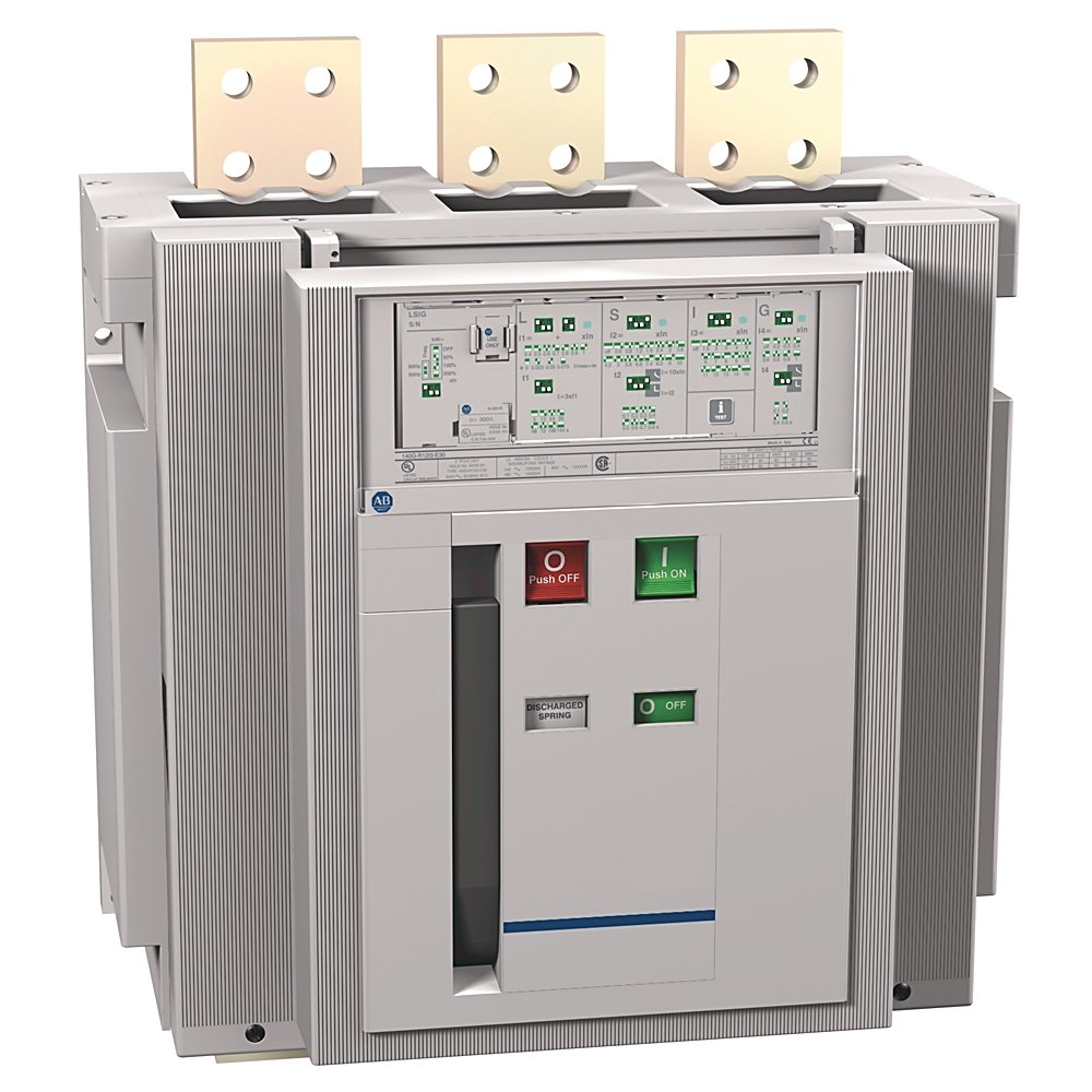 140G - Molded Case Circuit Breaker, R frame, 125 kA Interrupt Rating, LSIG-M (electronic), 3 Poles, Rated Current 2500 A (100% Rated), with Door Interlock