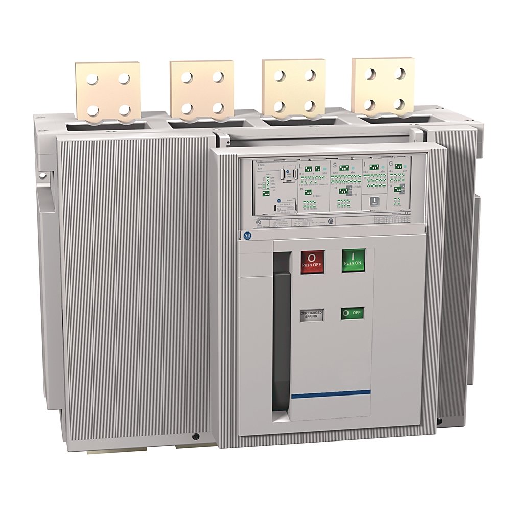 140G - Molded Case Circuit Breaker, R frame, 125 kA Interrupt Rating, LSIG-M (electronic), 4 Poles, Rated Current 3000 A (80% Rated), without Door Interlock