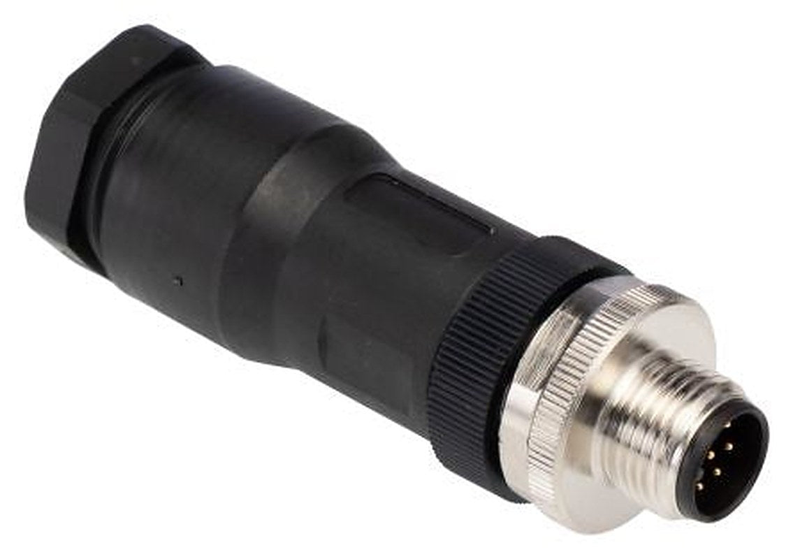 Phoenix Contact Connector, 8 Contacts, Screw, M12 Connector, Plug, IP67, SACC-M12MS-8CON-PG11-M Series