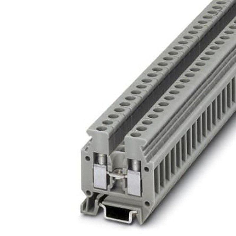 Phoenix Contact 1413036 MBK 3/E-Z Series Feed Through Terminal Block Grey, 0.2mm², 4 mm², 1-Level, Screw