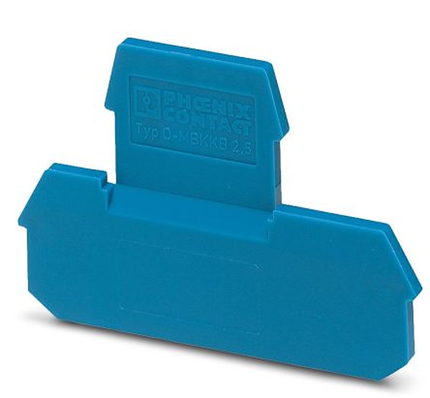 Phoenix Contact D-MBKKB 2.5 BU Series End Cover for Use with Modular Terminal Block