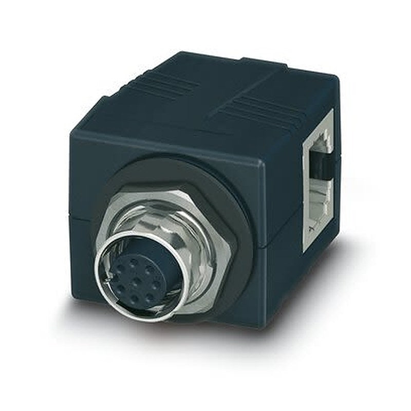 Phoenix Contact CUC Series Ethernet Connector Female, Rear, Cat6a Shielded Straight 1 Port 8 Way