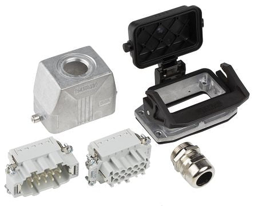 Phoenix Contact, HC, Heavy Duty Power Connector Kit, 10 Way, 16A