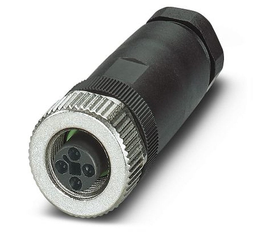 Phoenix Contact Circular Connector, 4 Contacts, Screw, M12 Connector, Socket, IP67