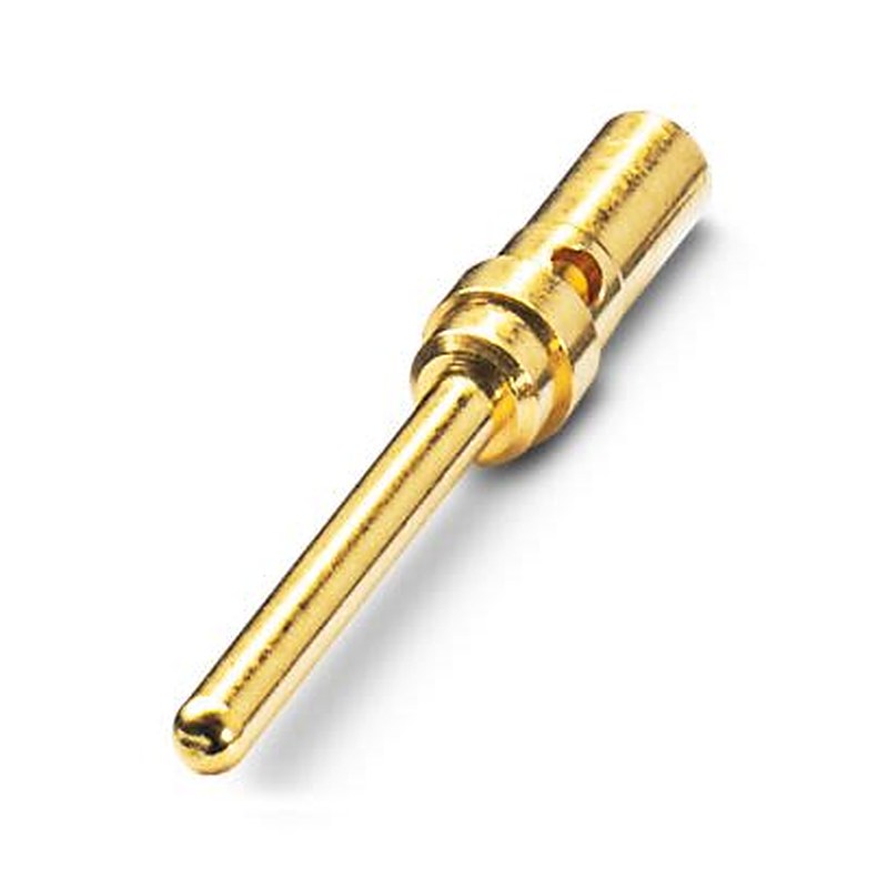 Phoenix Contact, HC-M-EMV Series, Male Crimp D-Sub Connector Contact, Gold over Nickel Pin 24 AWG