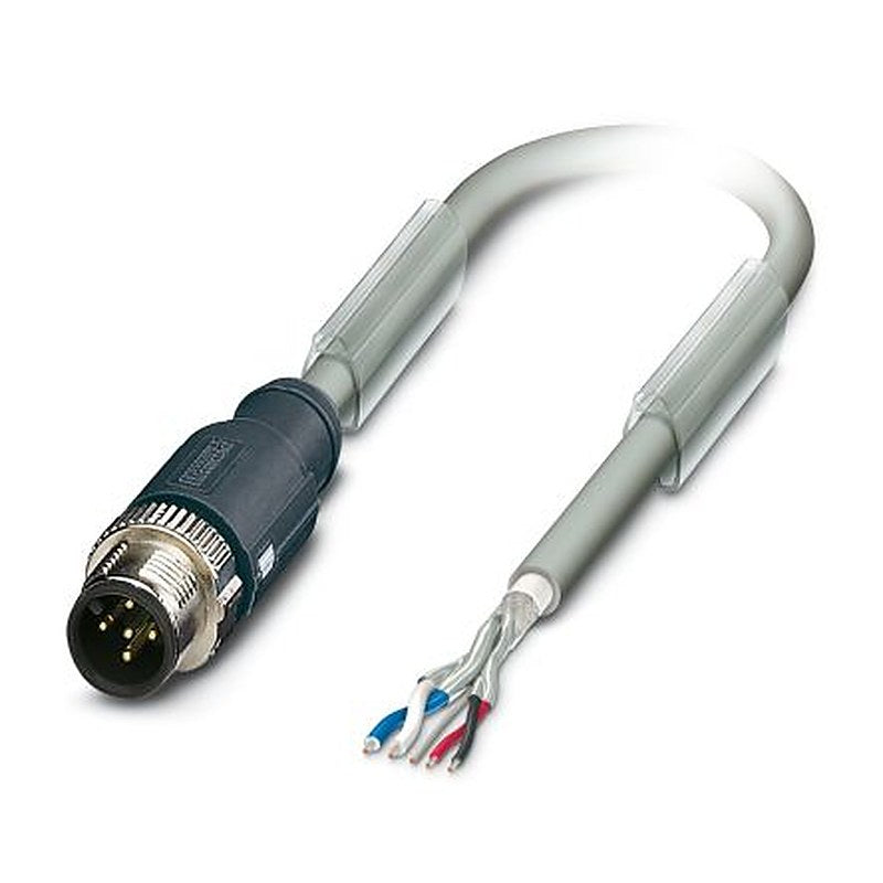 Phoenix Contact Male 5 way M12 to Unterminated Bus Cable, 2 m