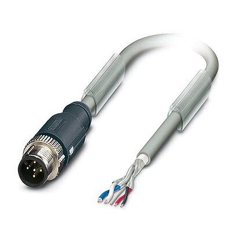 Phoenix Contact Bus Bus Cable, 2 Cores, 0.25mm² 24 AWG, Screened, 20 m, Silver Polyurethane Sheath