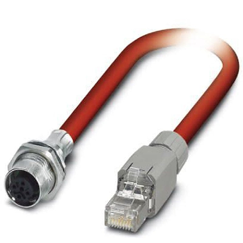 Phoenix Contact Female 4 way Straight to 4 way Straight Actuator/Sensor Cable, 2 m