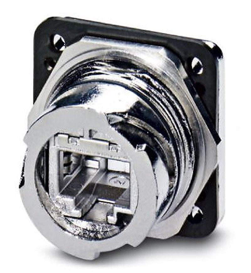 Phoenix Contact, VS-V1-F-RJ45-MNNA-1-C-S-JJ-S Panel Mount Frame for use with IP67 RJ45 Connector