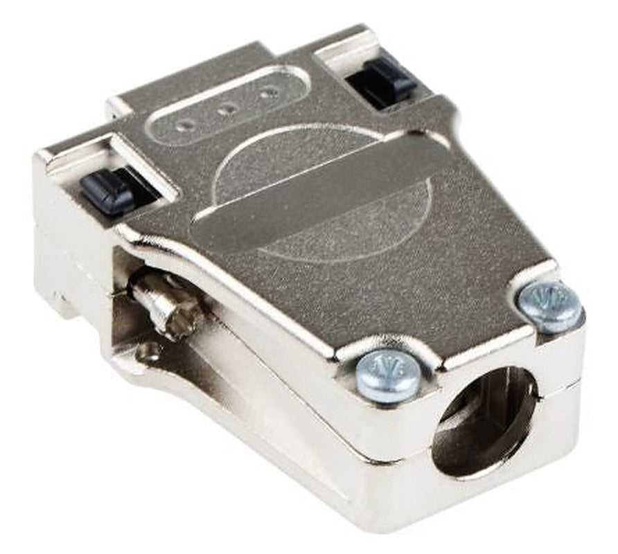 Phoenix Contact DSSC Series Die Cast Zinc Straight D-Sub Backshell, 9 Way Strain Relief