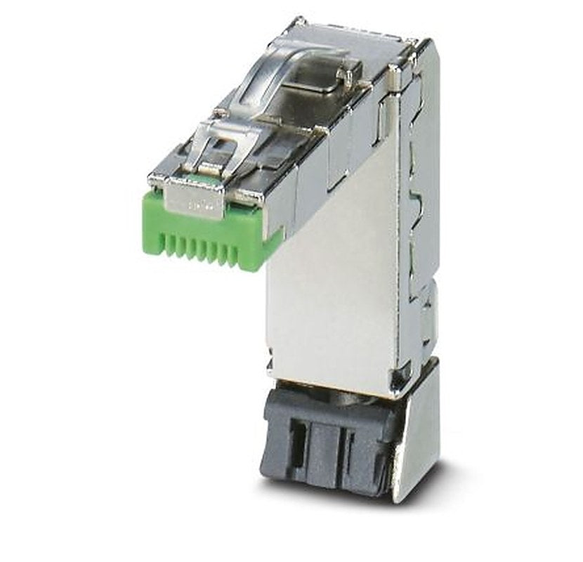 Phoenix Contact CUC-IND-C1ZNI-T/R4IE8 Series RJ45 Connector Male, Cable, Cat5 Shielded Right Angle 1 Port 8 Way