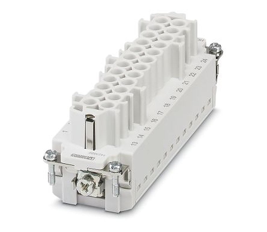 Phoenix Contact Heavy Duty Power Connector Insert, 16A, HC Series Female, 24 Contacts