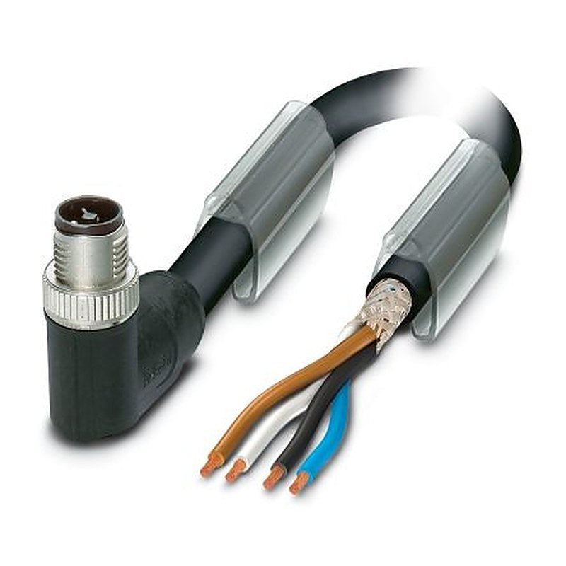 Phoenix Contact Male 4 way M12 to 4 way Unterminated Sensor Actuator Cable, 5 m