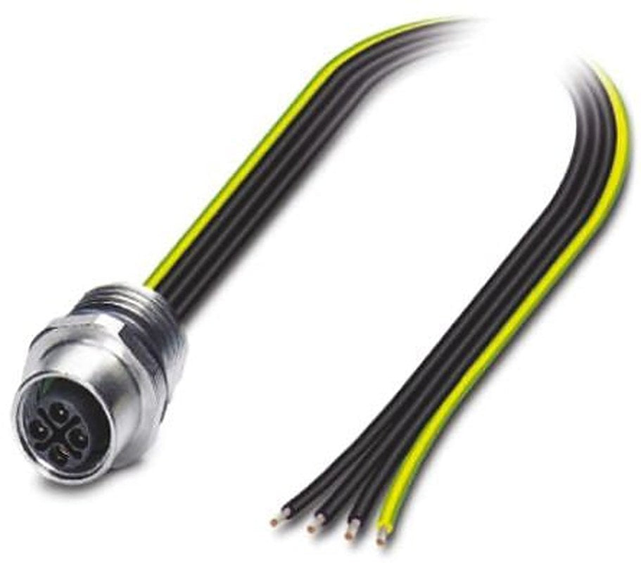 Phoenix Contact Male 4 way M12 to 4 way Unterminated Sensor Actuator Cable, 500 mm