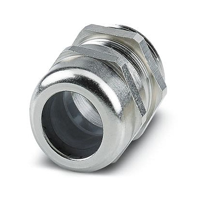 Phoenix Contact G-INS Series Silver Nickel Plated Brass Cable Gland, M40 x 1.5 Thread, 18 mm min., 25 mm max., IP66,