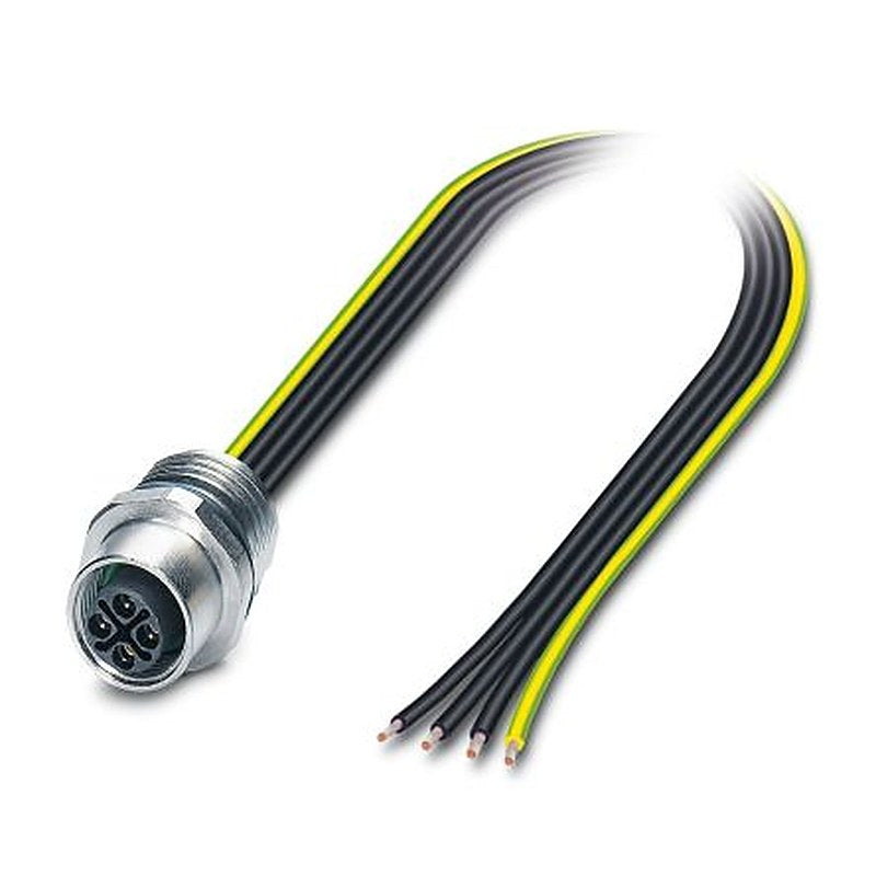 Phoenix Contact Circular Connector, 4 Contacts, Plug-in, M12 Connector, Socket, Female, IP65, IP67, SACC Series
