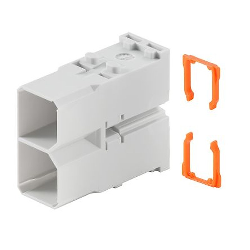 Weidmüller Heavy Duty Power Connector Insert, ModuPlug Series Male, 2 Contacts