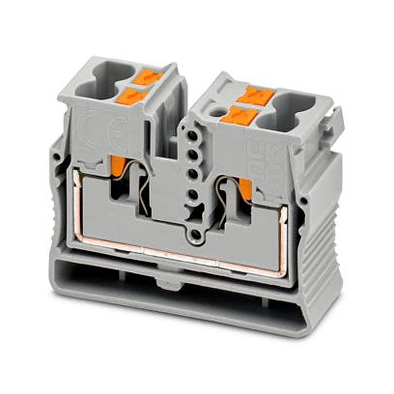 Phoenix Contact 1429280 Feed Through Terminal Block Grey, 0.14mm², 4 mm², 1-Level, Push-in, IECEx/ATEX