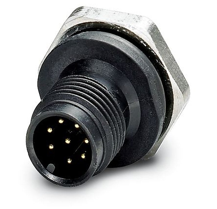 Phoenix Contact Circular Connector, 8 Contacts, Front, M12 Connector, Plug, Male, IP67, SACC Series