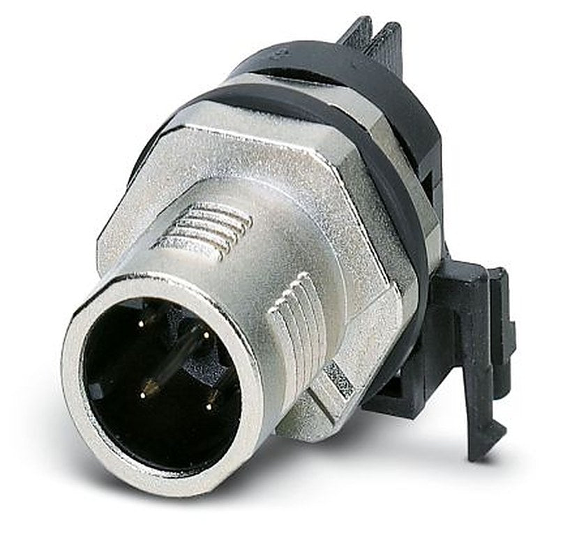 Phoenix Contact Circular Connector, 4 Contacts, Rear, M12 Connector, Plug, Male, IP67, SACC Series